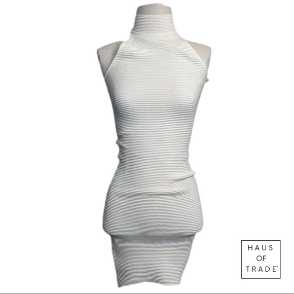 TORN White Halter Knit Dress - Picture 13 of 15